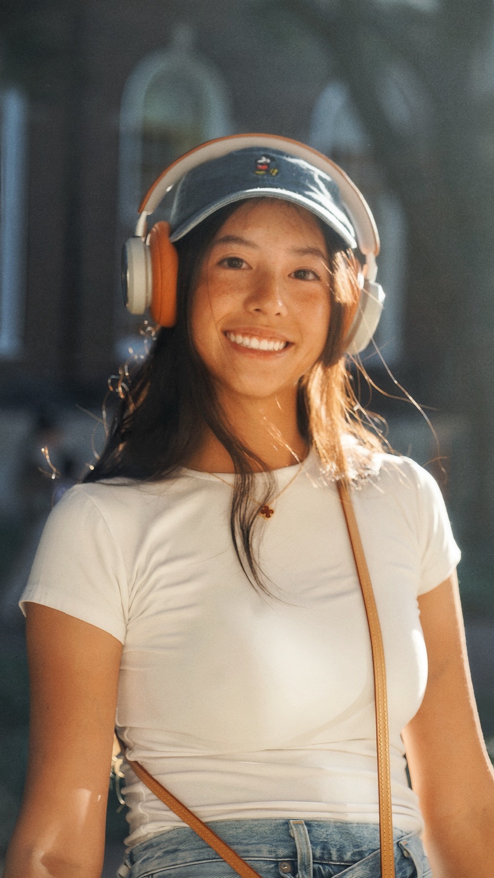 Portrait with headphones